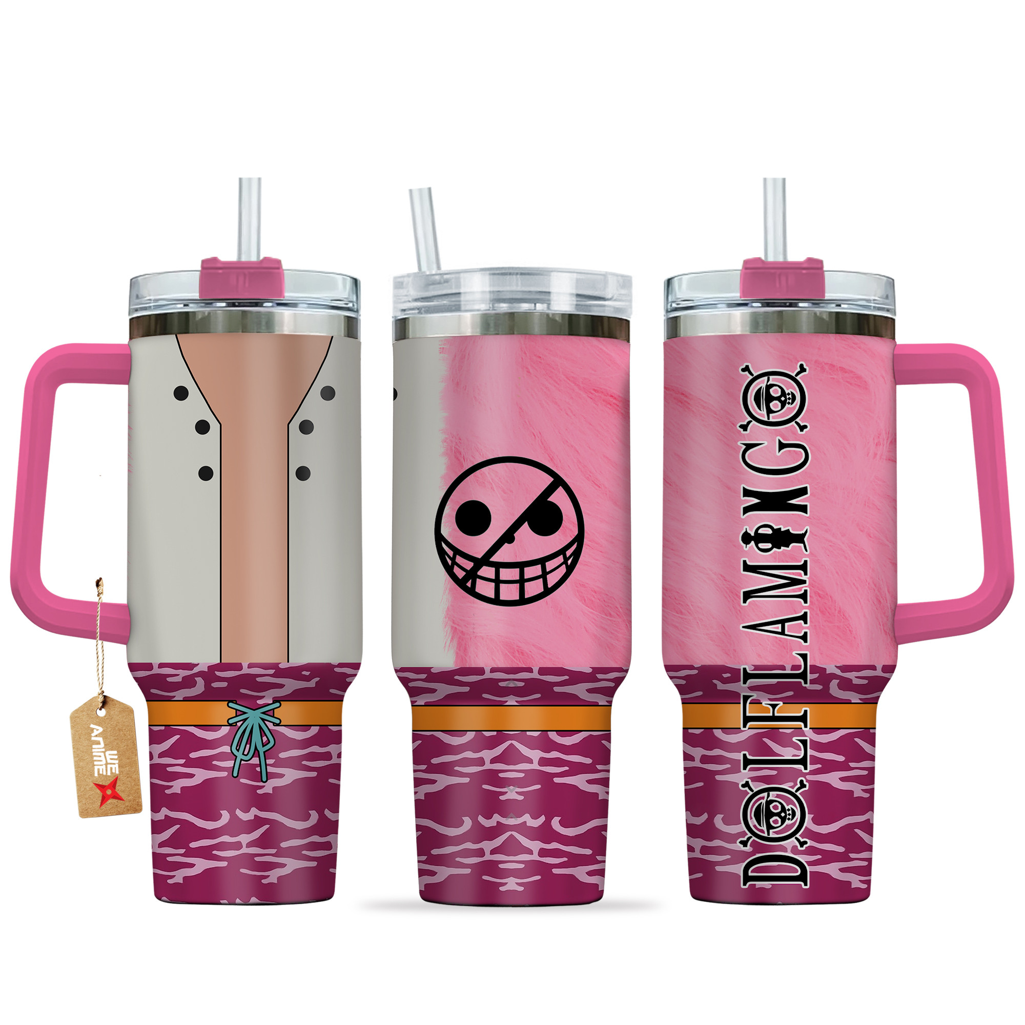 Donquixote Doflamingo One Piece Anime Custom Stanley Cup 40 oz 30 oz Tumbler With HandleTVC2301139