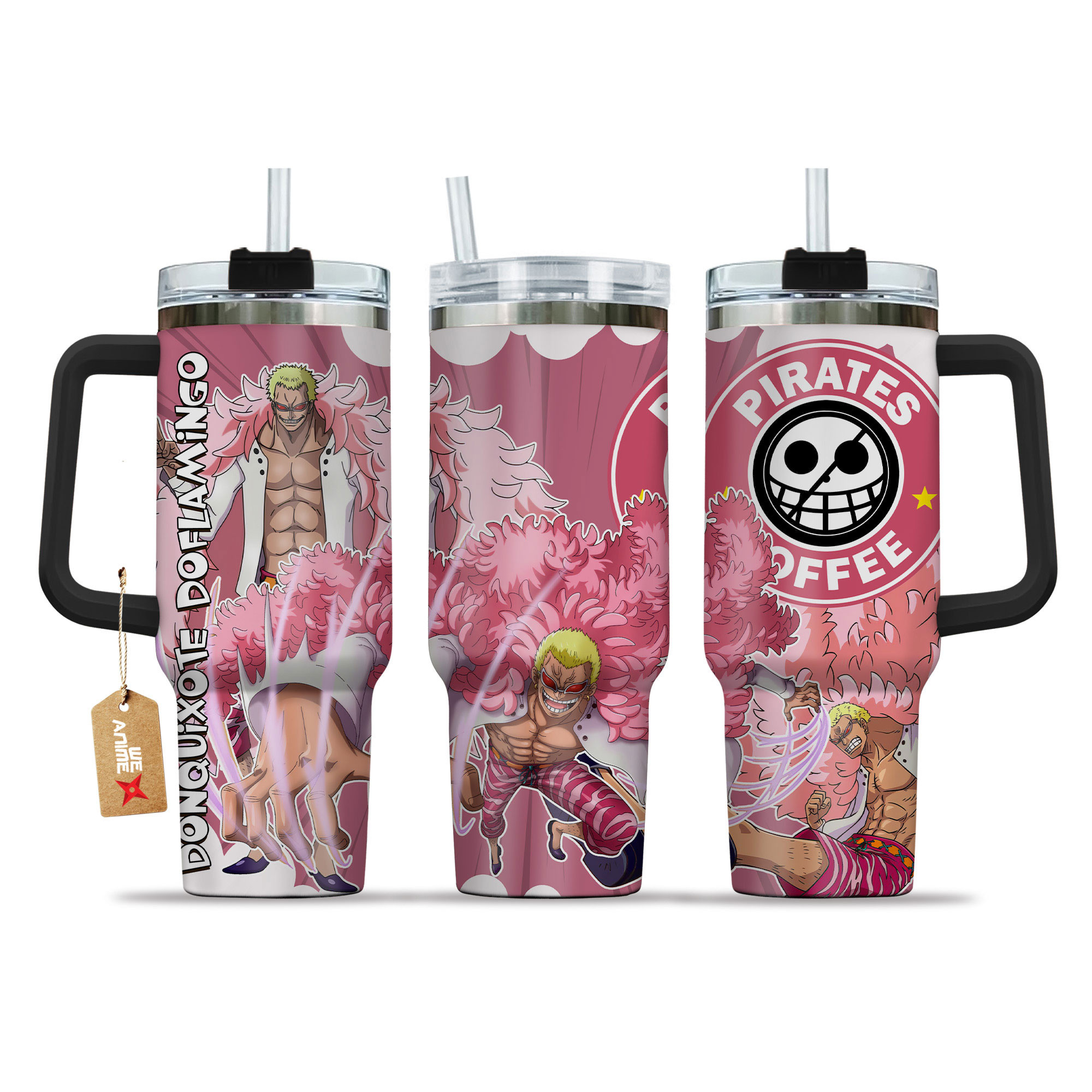 Donquixote Doflamingo One Piece Anime Custom Stanley Cup 40 oz 30 oz Tumbler With HandleTVC2301150