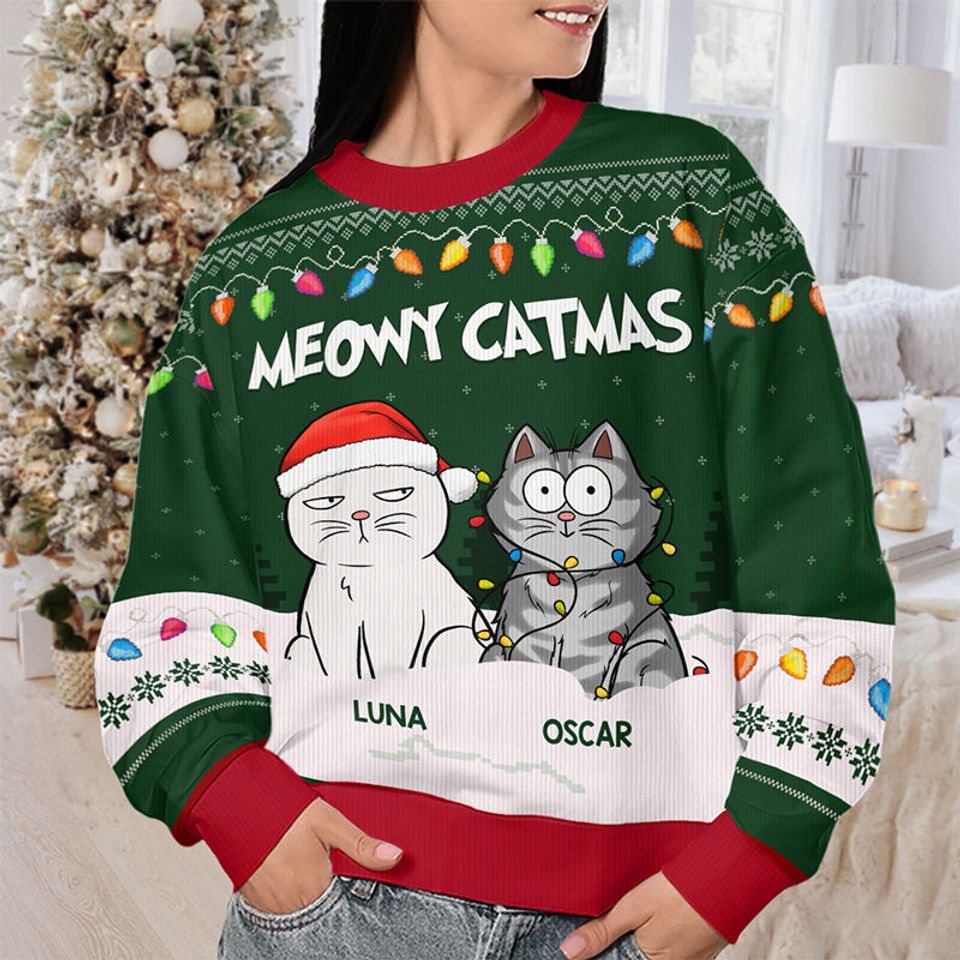 Don't Forget Me Santa - Dog & Cat Personalized Ugly Sweatshirt - Christmas Gift For Pet Owners, Pet Lovers - Image 3