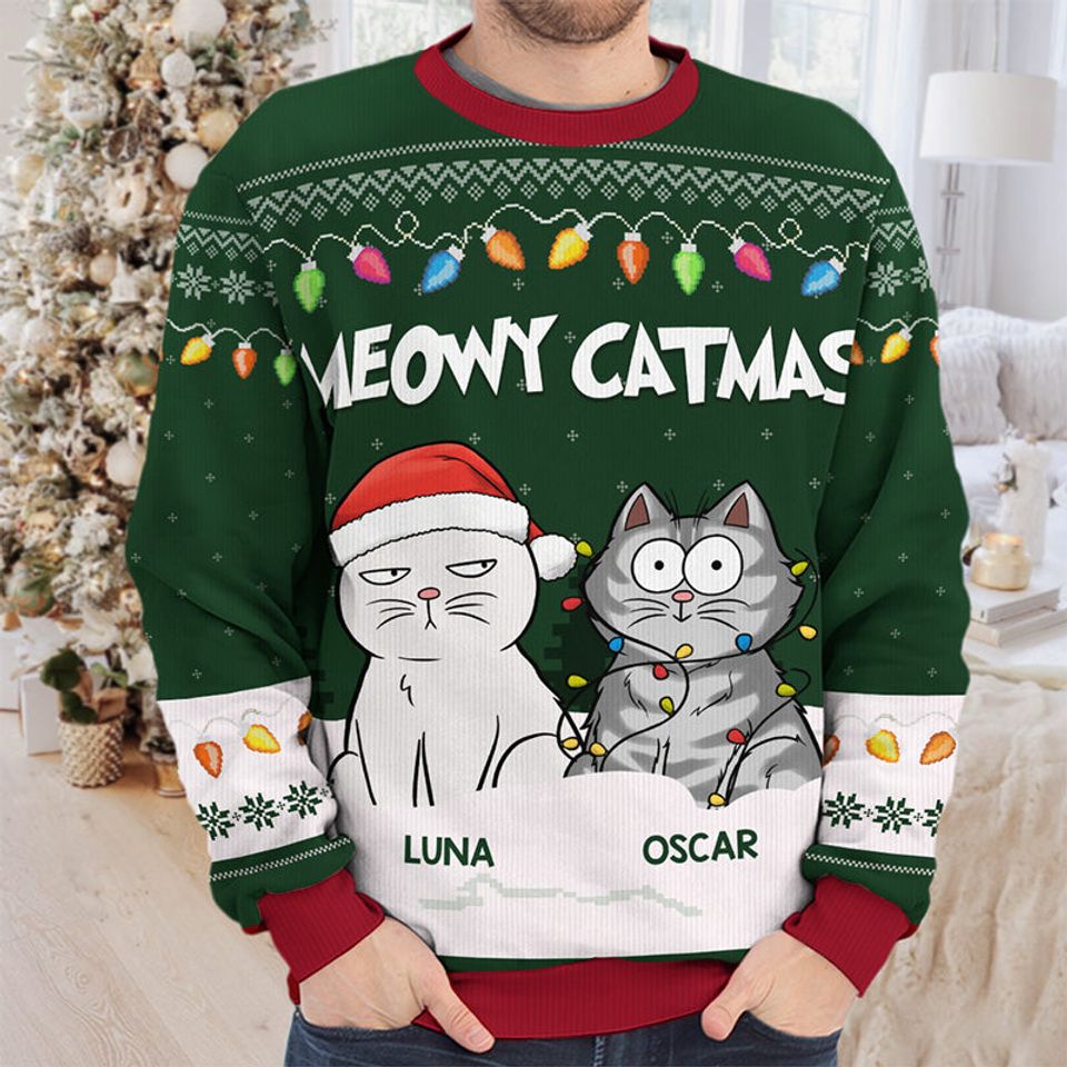 Don't Forget Me Santa - Dog & Cat Personalized Ugly Sweatshirt - Christmas Gift For Pet Owners, Pet Lovers - Image 2