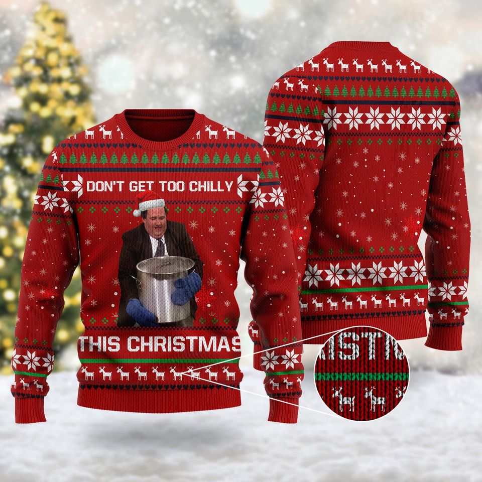 Don't Get Too Chilly This Christmas 3D Sweater