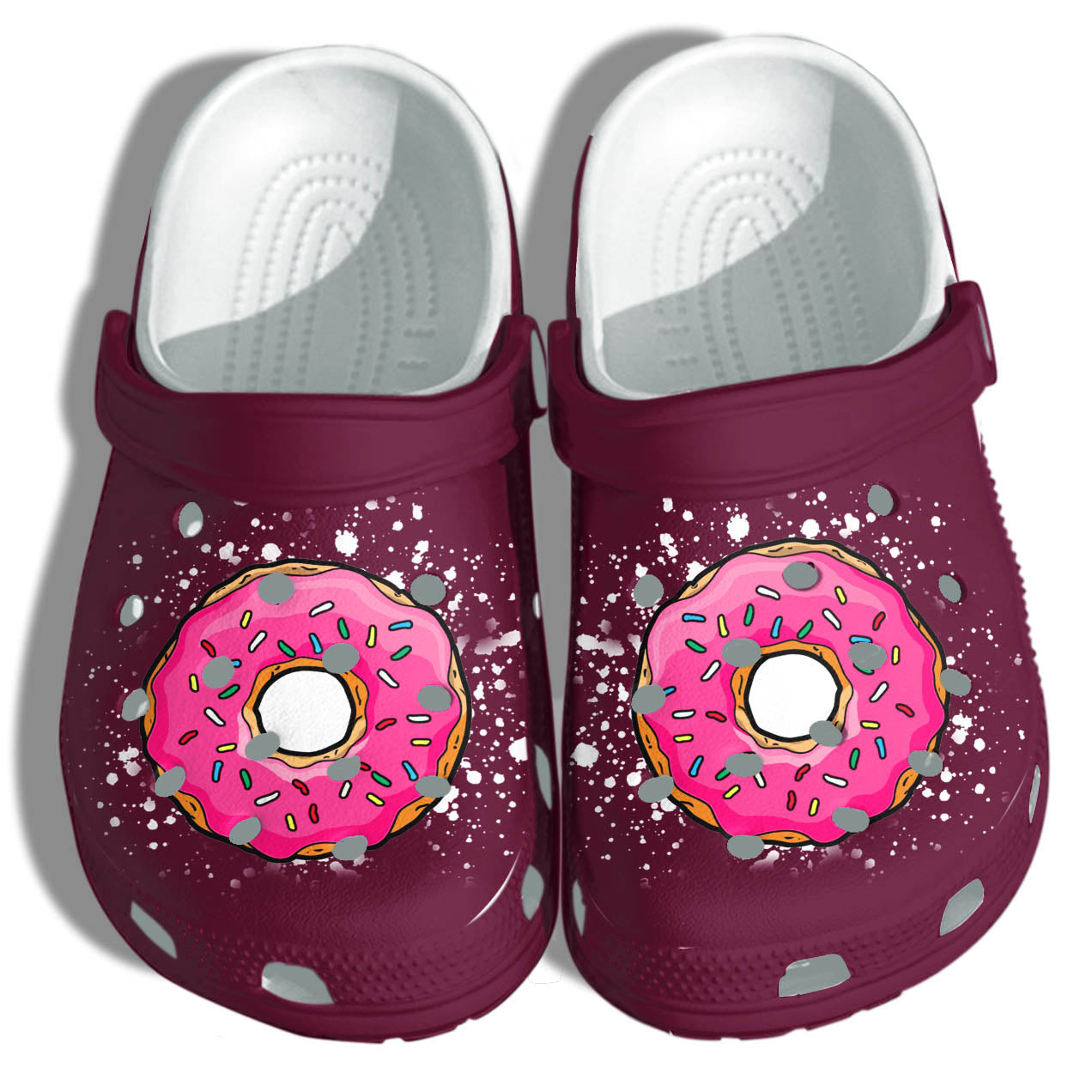 Donut Cake Cute Funny Shoes - Doughnuts clog Gifts For Girls