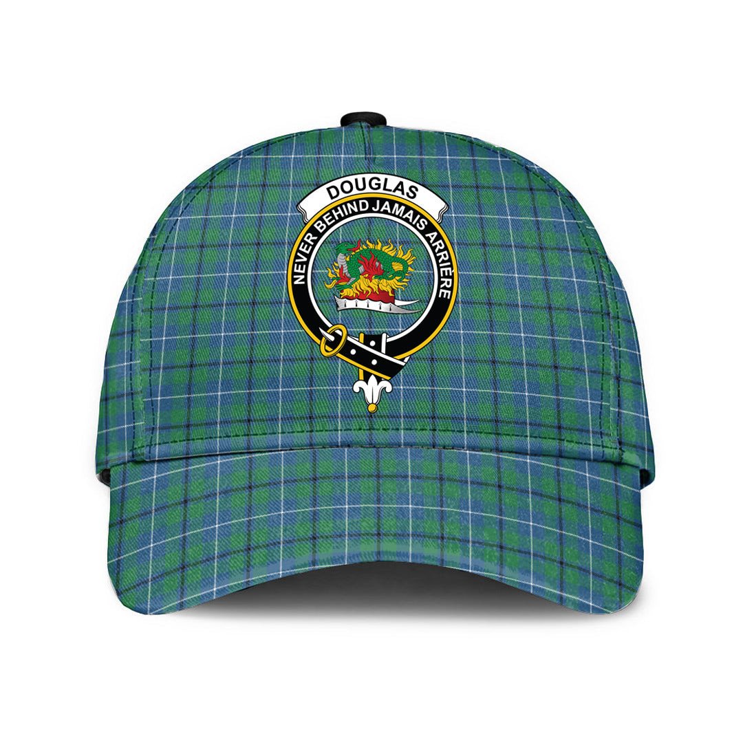 Douglas Ancient Tartan Baseball Cap, Tartan Plaid Cap with Family Crest K23 Trucker Hats Custom Hats Gifts For Men & Women