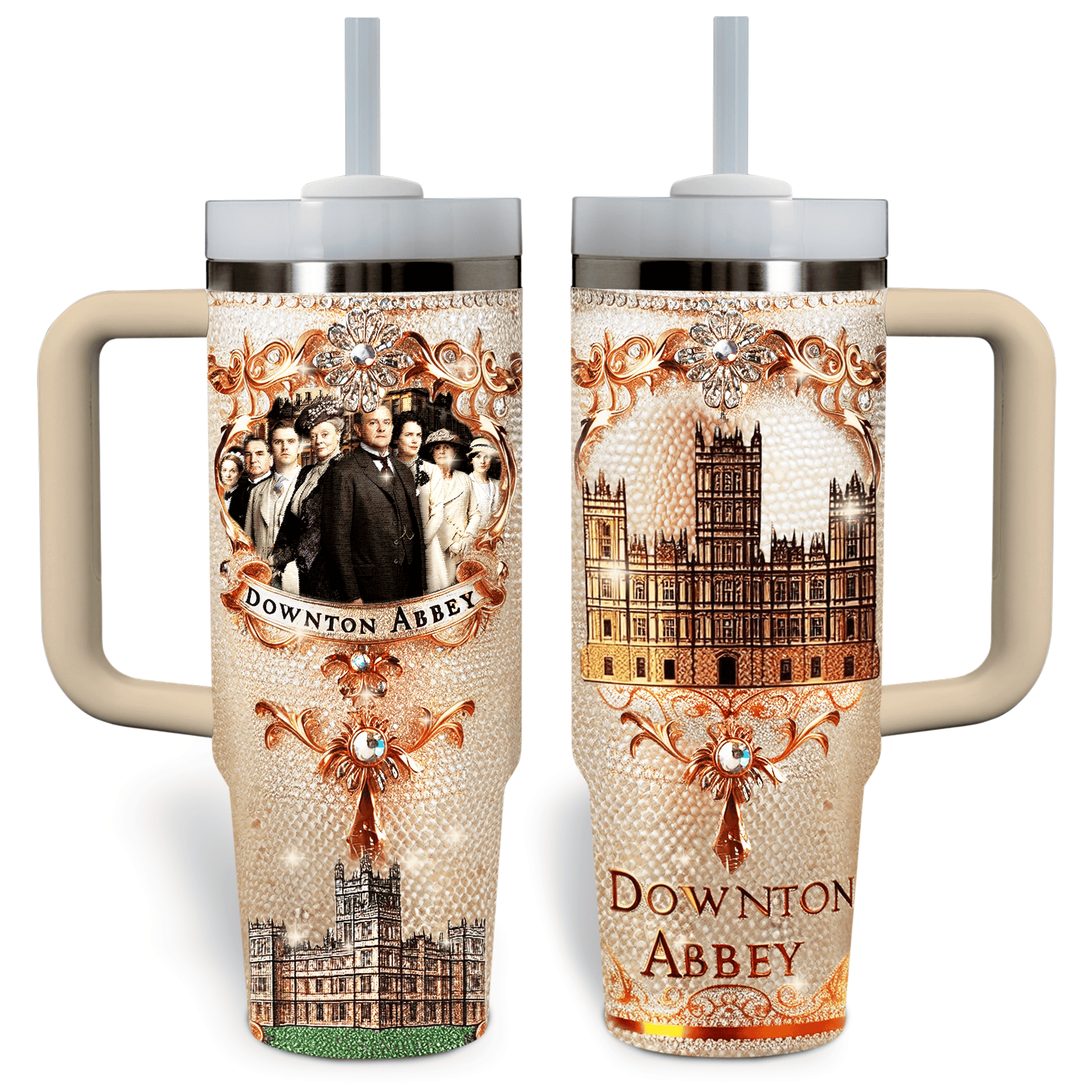 Downton Abbey Movies Custom Stanley Cup 40 oz 30 oz Tumbler With HandleTVC2301527 - Image 2