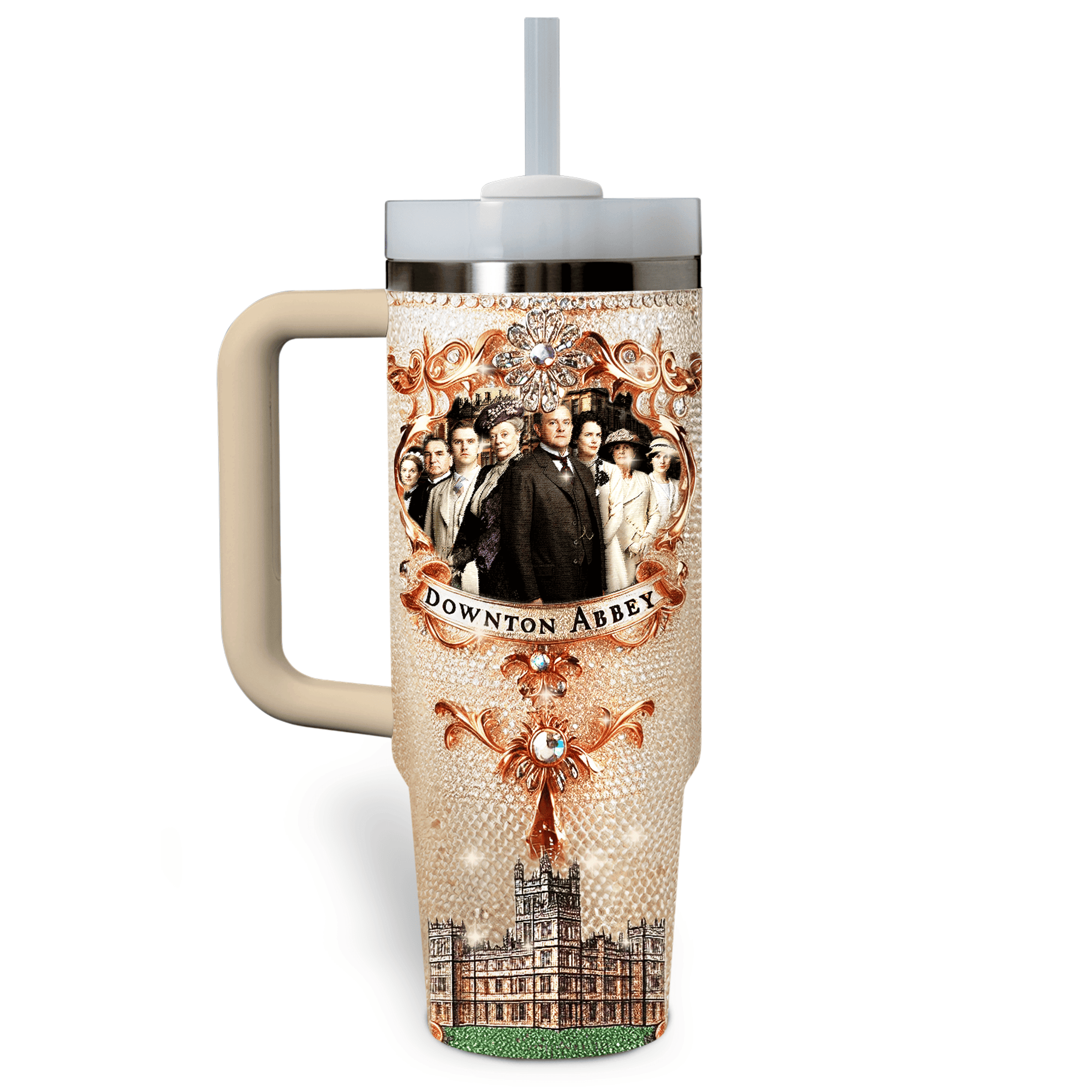 Downton Abbey Movies Custom Stanley Cup 40 oz 30 oz Tumbler With HandleTVC2301527 - Image 4