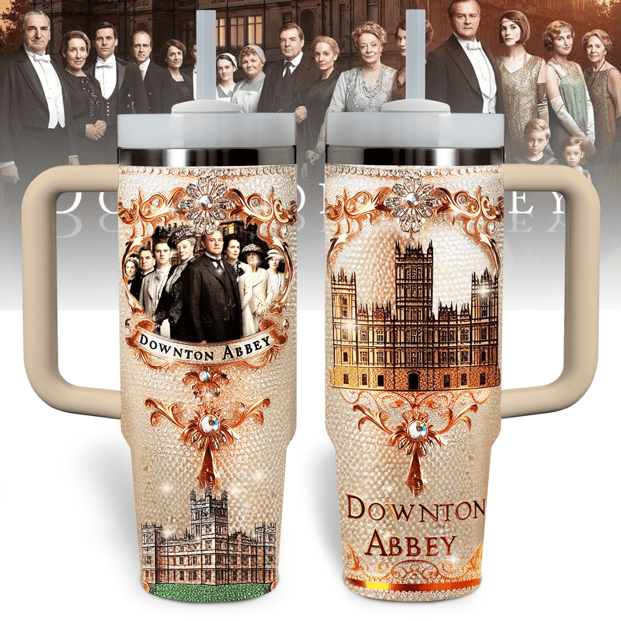 Downton Abbey Movies Custom Stanley Cup 40 oz 30 oz Tumbler With HandleTVC2301527