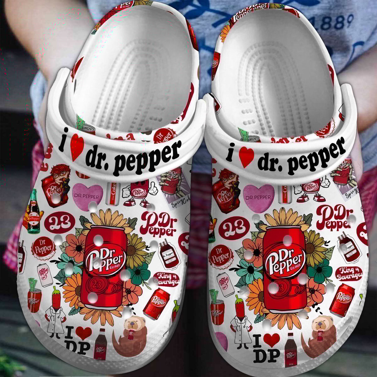 Dr Pepper Crocs Crocband Clogs Shoes Comfortable For Men Women and Kids