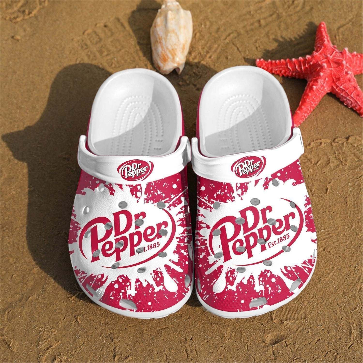 Dr Pepper Crocs Crocband Comfortable Clogs Shoes For Men Women