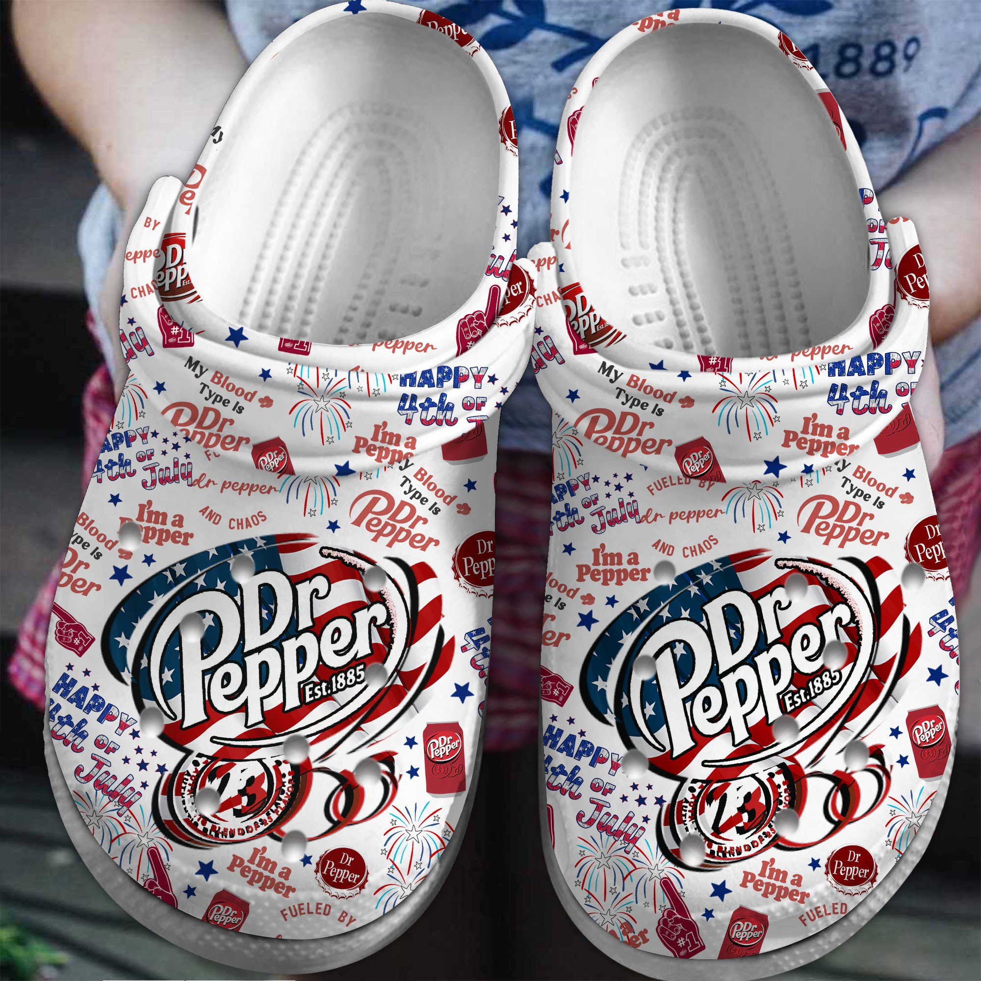 Dr Pepper Drink Crocs Crocband Clogs Shoes Comfortable For Men Women and Kids