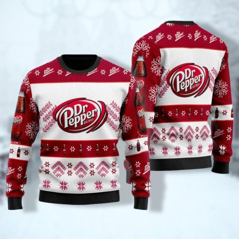 Dr Pepper Ugly Christmas Sweater, Ugly Christmas Shirt, Dr Pepper Shirt