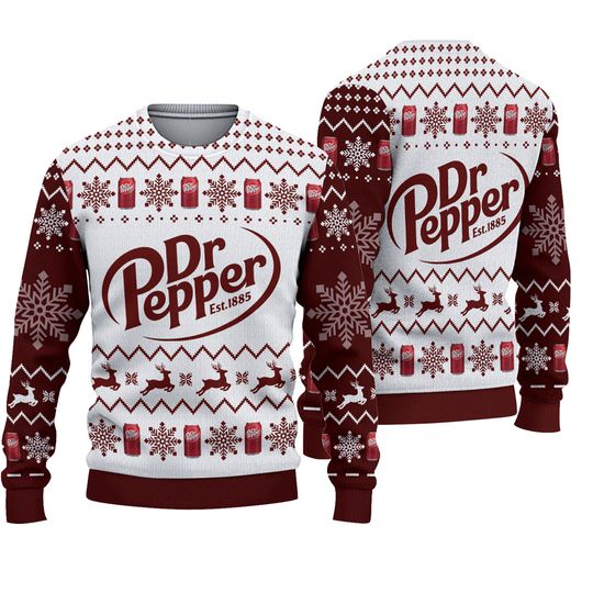 Dr Pepper Ugly Sweater