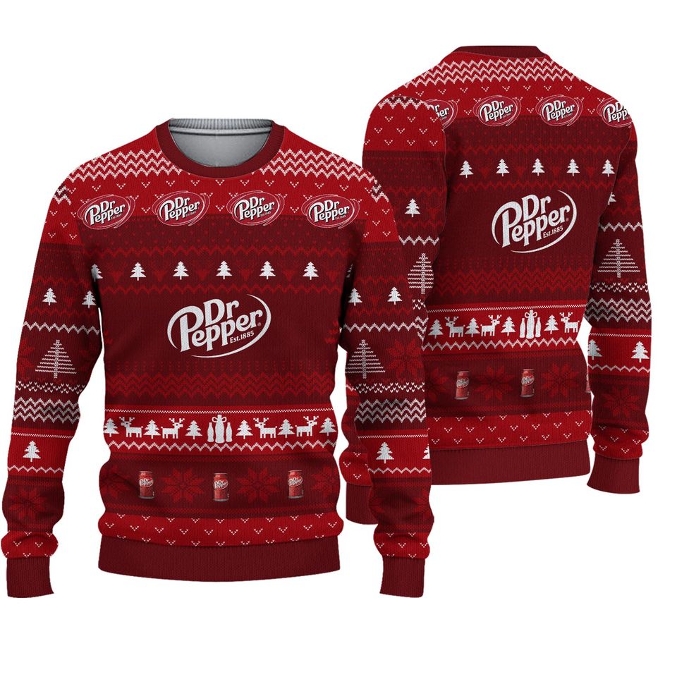 Dr Peppers Ugly Christmas Ugly Sweater
