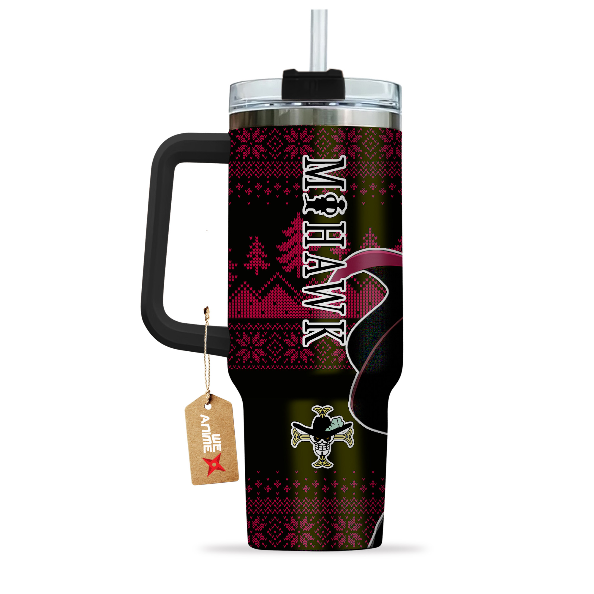 Dracule Mihawk One Piece Anime Custom Stanley Cup 40 oz 30 oz Tumbler With HandleTVC2301147 - Image 3
