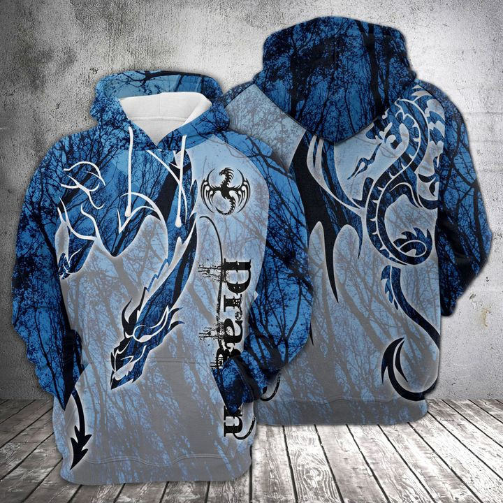 Dragon 3D All Over Print Hoodie, Zip Hoodie