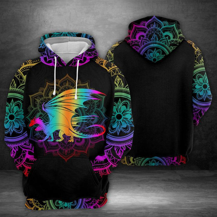 Dragon 3D All Over Print Hoodie, Zip Hoodie