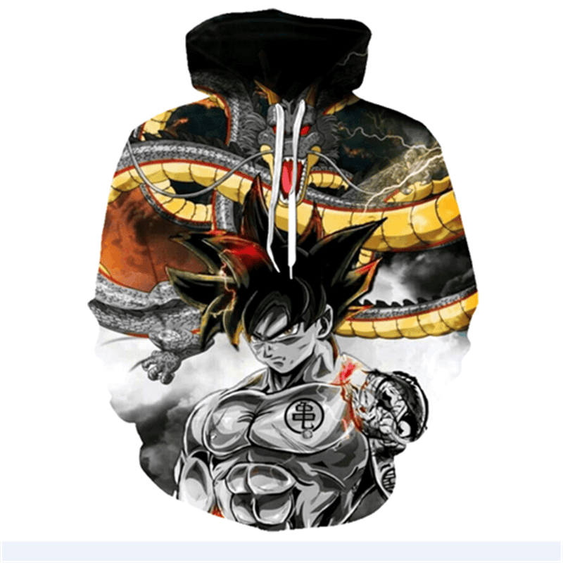Dragon Ball 3D All Over Print Hoodie, Zip Hoodie