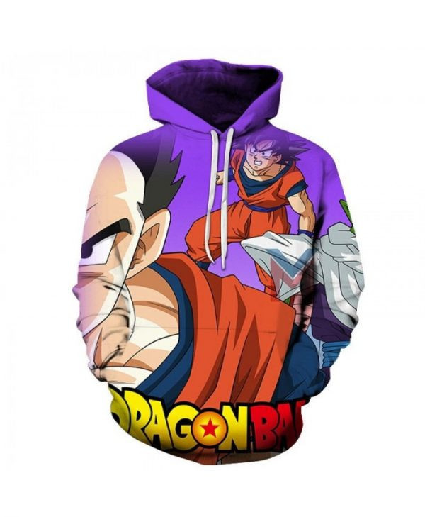 Dragon Ball 3D All Over Print Hoodie, Zip Hoodie