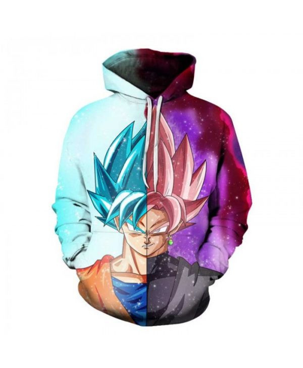 Dragon Ball 3D All Over Print Hoodie, Zip Hoodie
