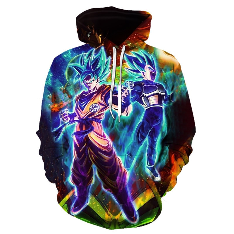 Dragon Ball 3D All Over Print Hoodie, Zip Hoodie