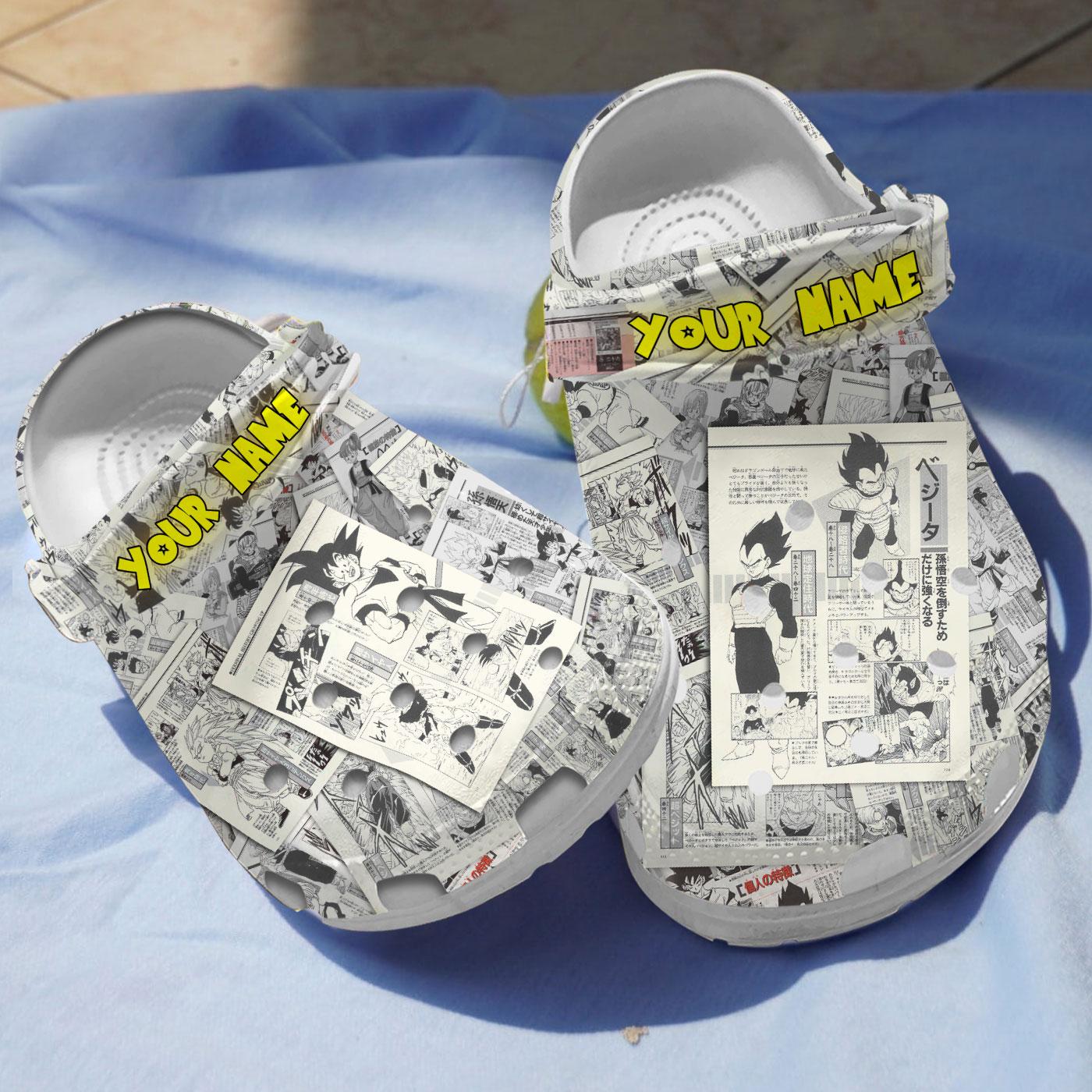 Dragon Ball Anime Crocs Crocband Clogs Shoes Comfortable For Men Women and Kids
