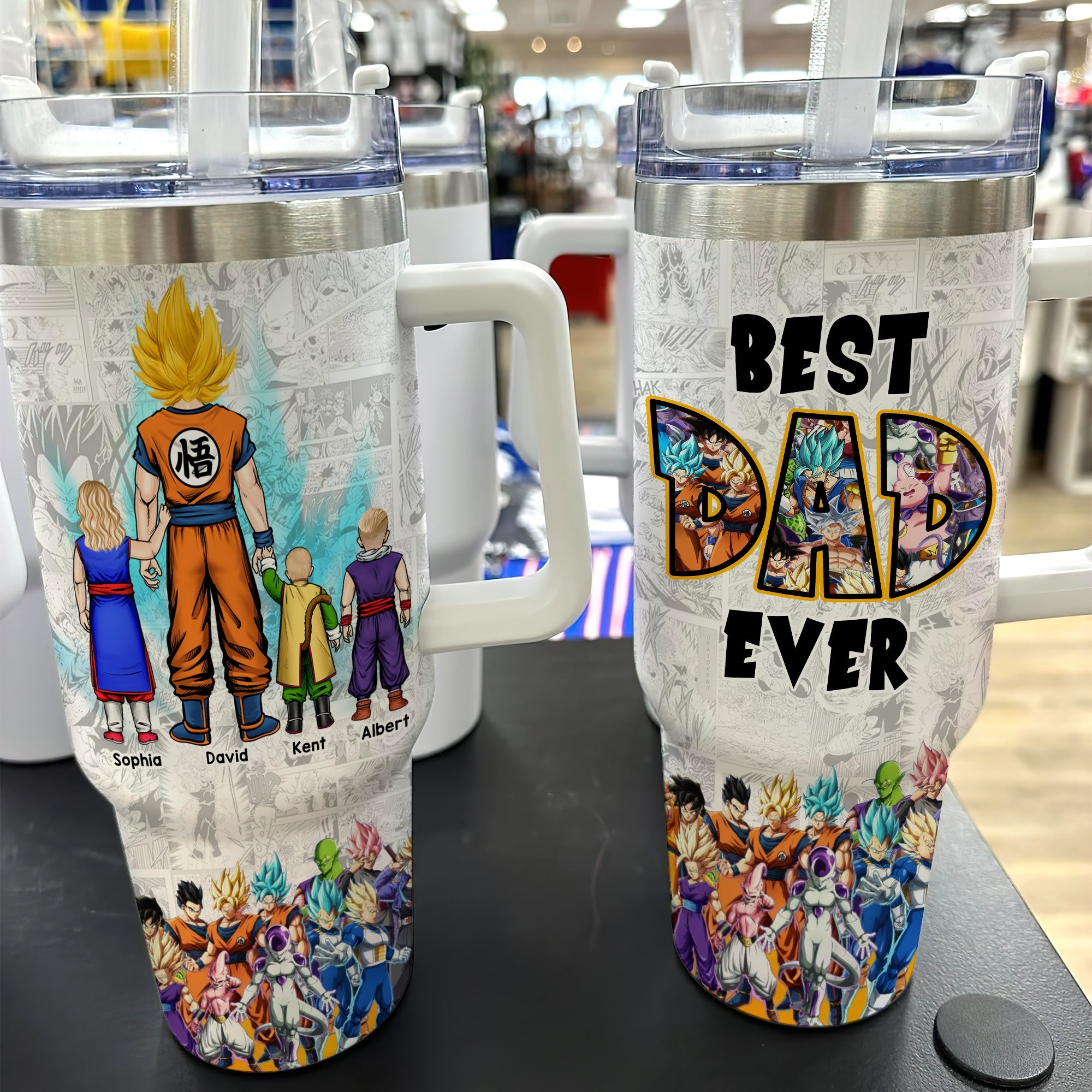 Dragon Ball Dad Anime Custom Stanley Cup 40 oz 30 oz Tumbler With HandleTVC2301764
