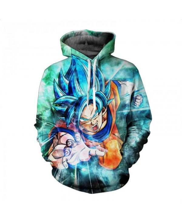 Dragon Ball Dragon Ball Z Anime Powerful Hoode 3D All Over Print Hoodie, Zip Hoodie