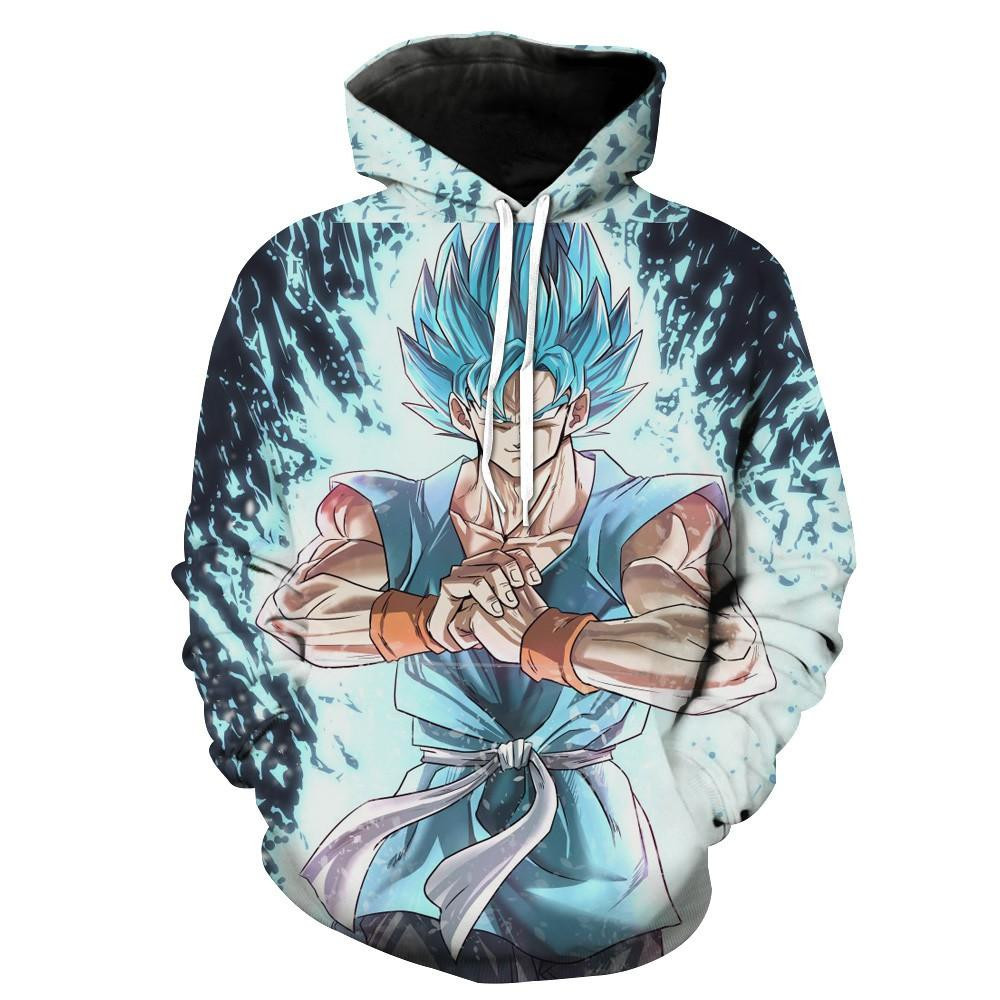 Dragon Ball Gt Goku Ssj Blue Goku Gt 3D All Over Print Hoodie, Zip Hoodie