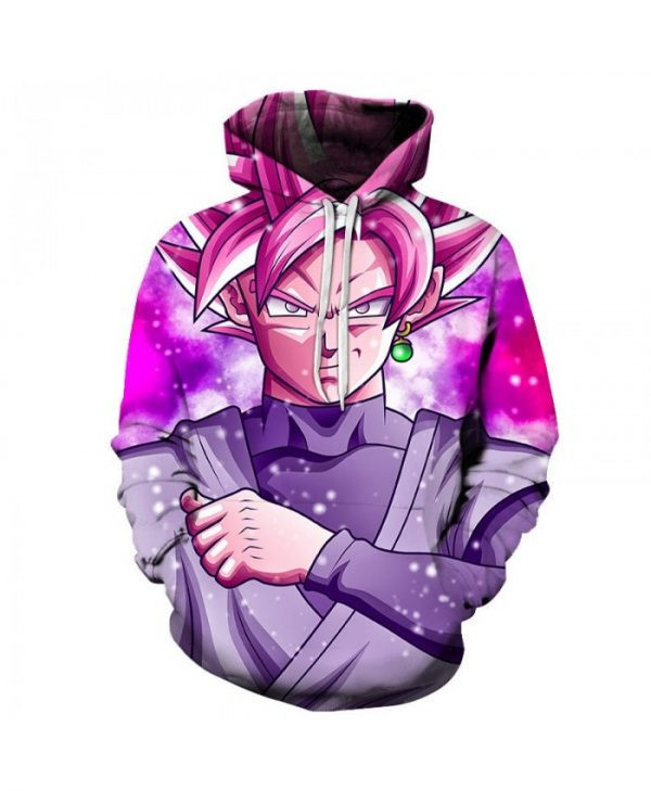 Dragon Ball Hand On Chest Anime 3D All Over Print Hoodie, Zip Hoodie