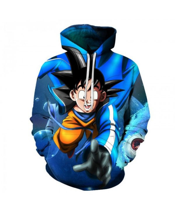 Dragon Ball Happy Expression Anime 3D All Over Print Hoodie, Zip Hoodie