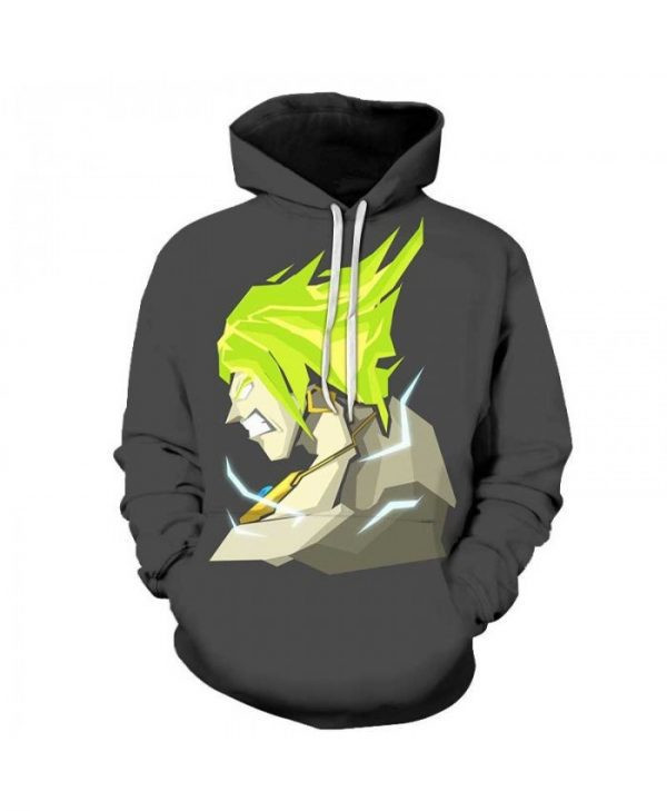 Dragon Ball S Anime Harajuku Long Adult 3D All Over Print Hoodie, Zip Hoodie