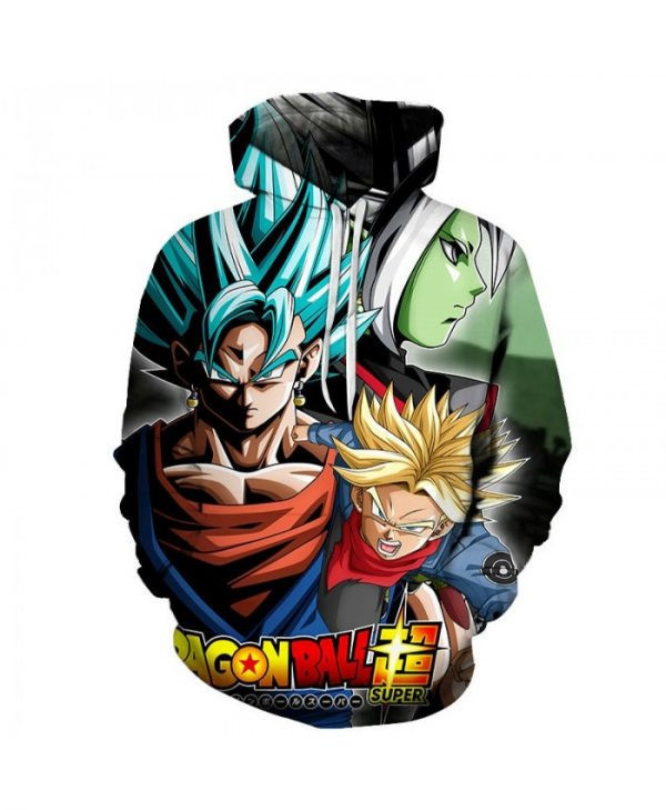 Dragon Ball Super 3D All Over Print Hoodie, Zip Hoodie