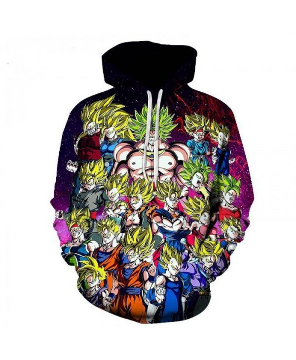 Dragon Ball Super Cartoon Dragon Ball Super Broly 3D All Over Print Hoodie, Zip Hoodie