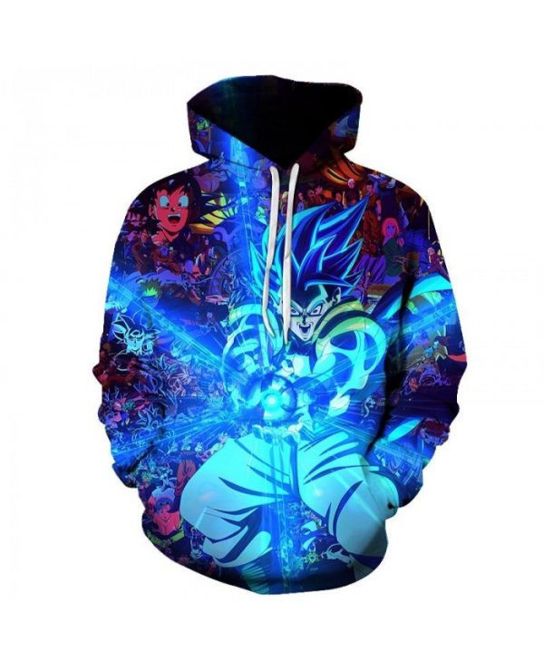 Dragon Ball Super Long Design B 3D All Over Print Hoodie, Zip Hoodie