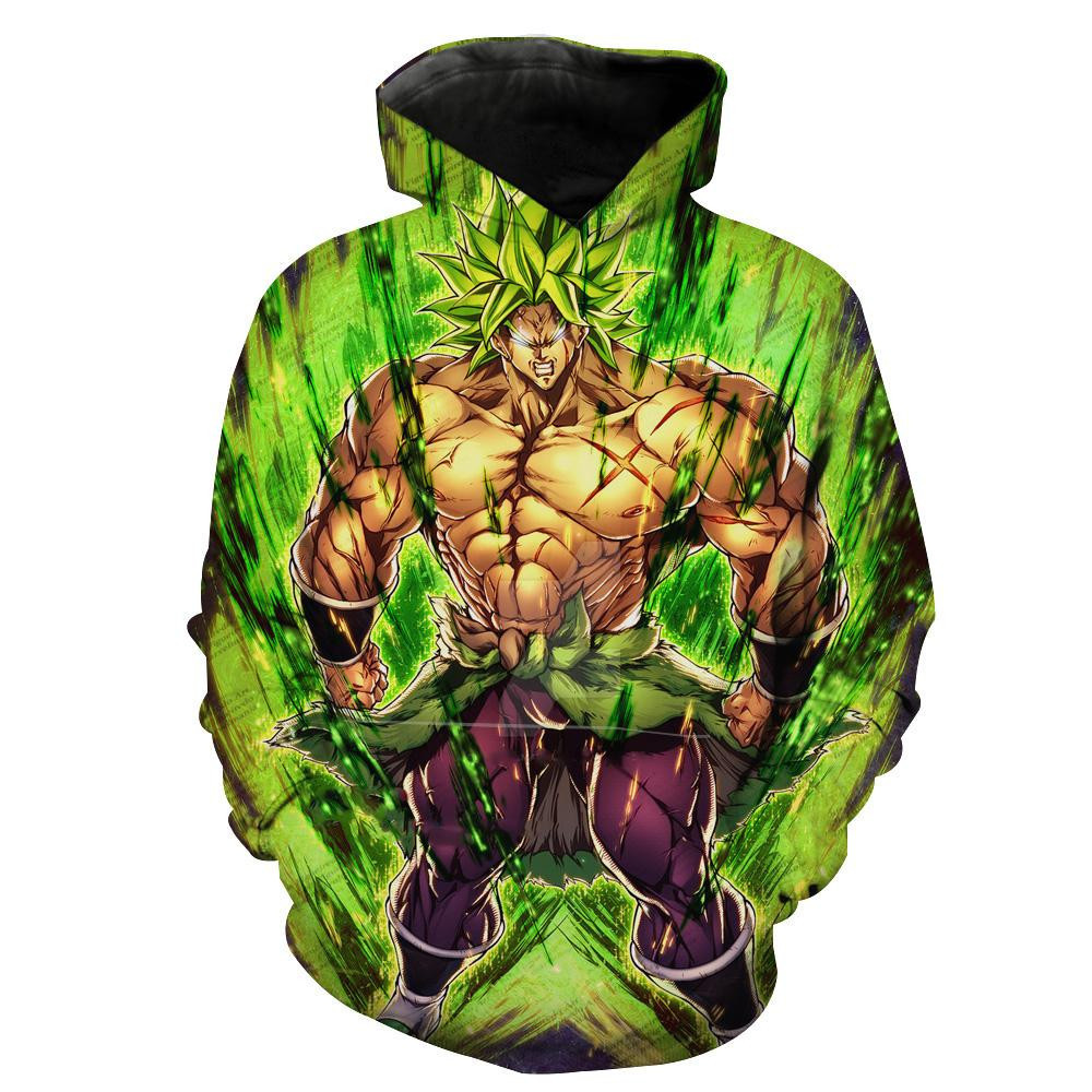 Dragon Ball Super Movie Super Saiyan Broly 3D All Over Print Hoodie, Zip Hoodie