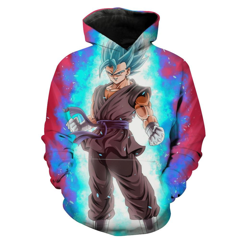 Dragon Ball Super Vegito Vegetto Blue 3D All Over Print Hoodie, Zip Hoodie
