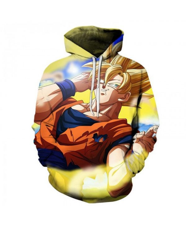 Dragon Ball Two Pointed Forehead S Cosplay 3D All Over Print Hoodie, Zip Hoodie