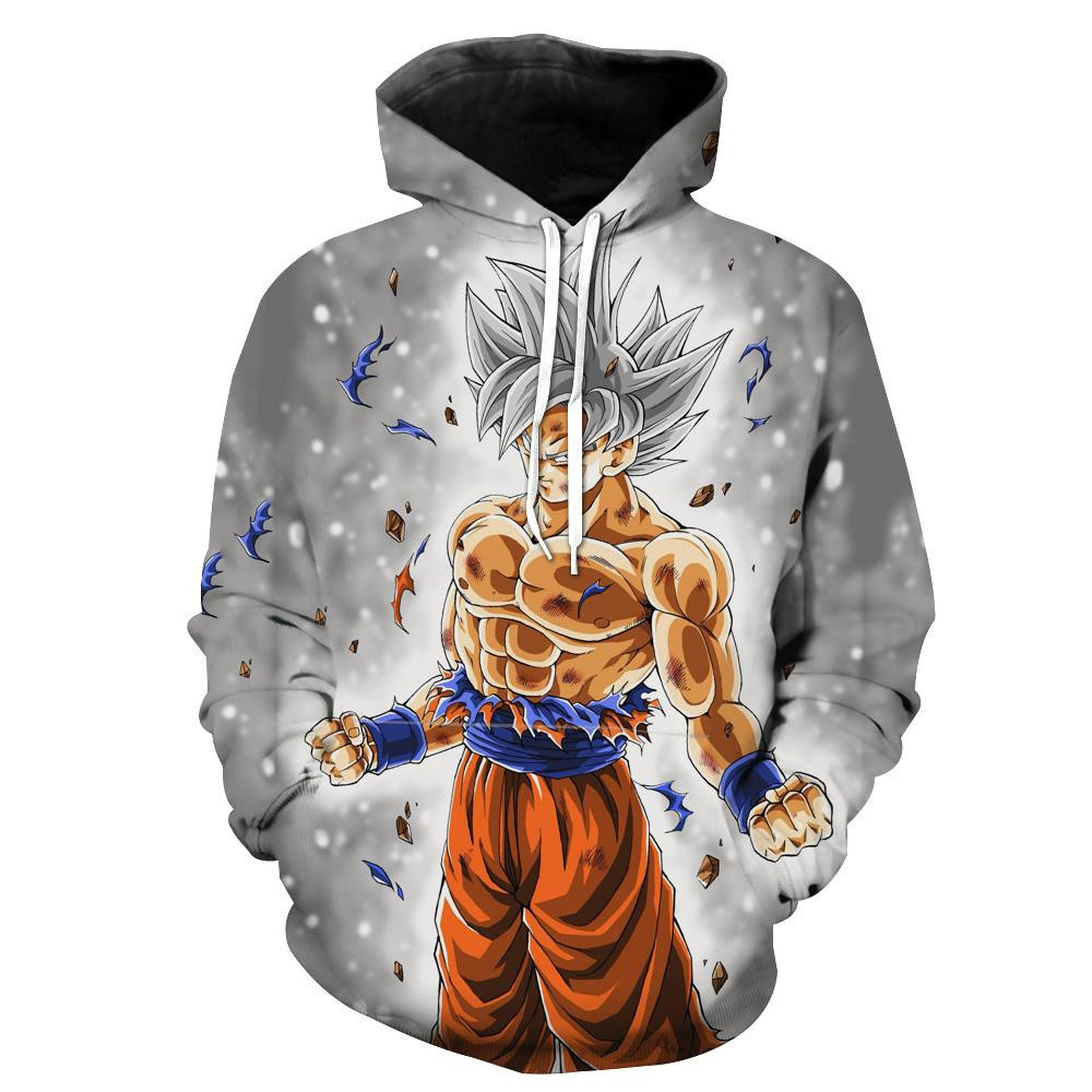 Dragon Ball Ultra Instinct Goku 3D All Over Print Hoodie, Zip Hoodie