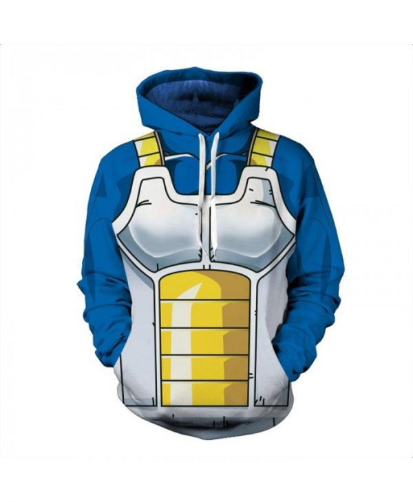 Dragon Ball Vegeta Anime Hot Cosplay 3D All Over Print Hoodie, Zip Hoodie