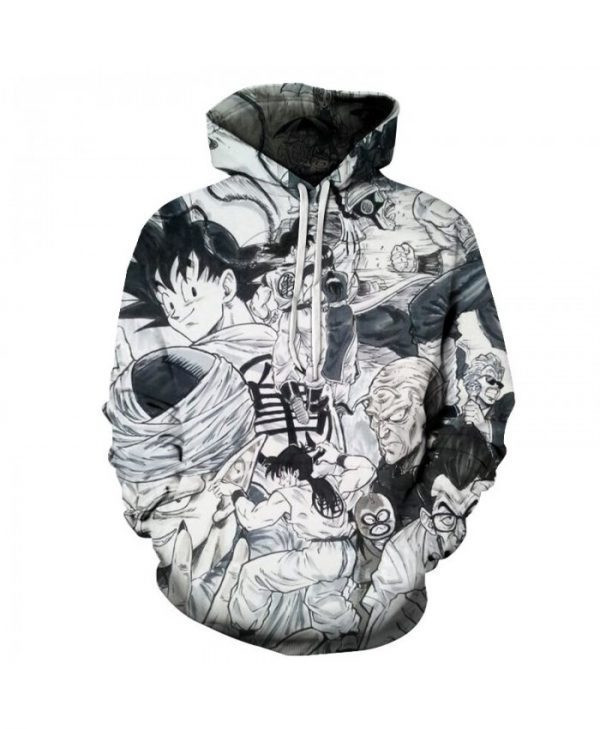 Dragon Ball Winter 3D All Over Print Hoodie, Zip Hoodie