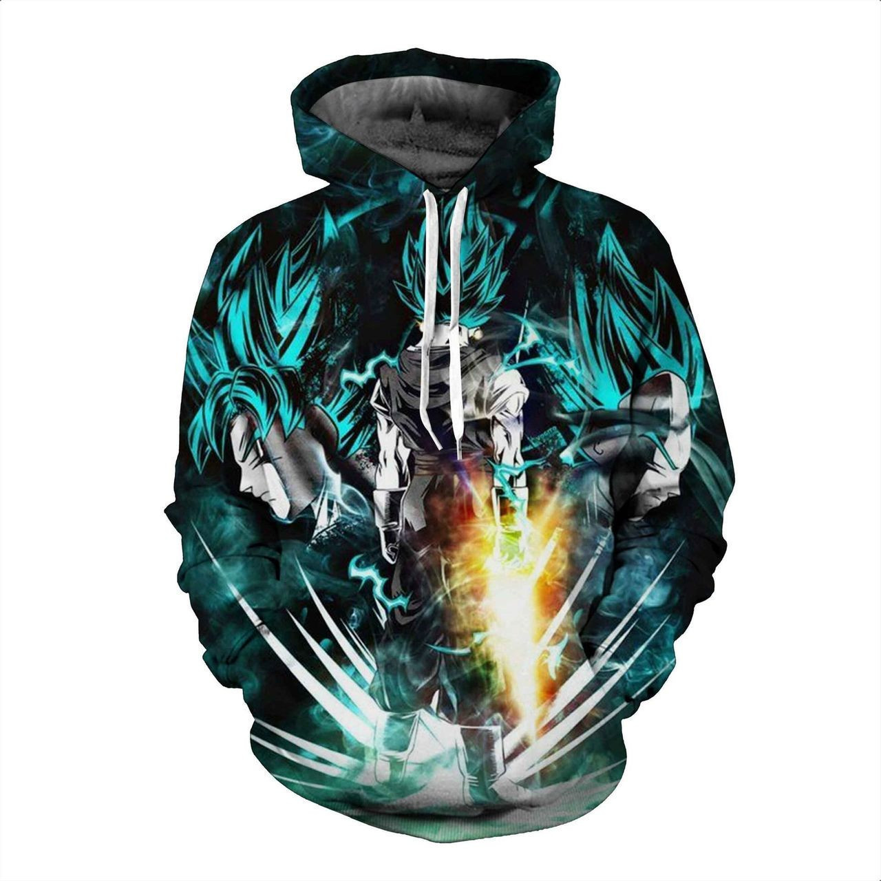 Dragon Ball Z Black Goku And Vegata 3D All Over Print Hoodie, Zip Hoodie