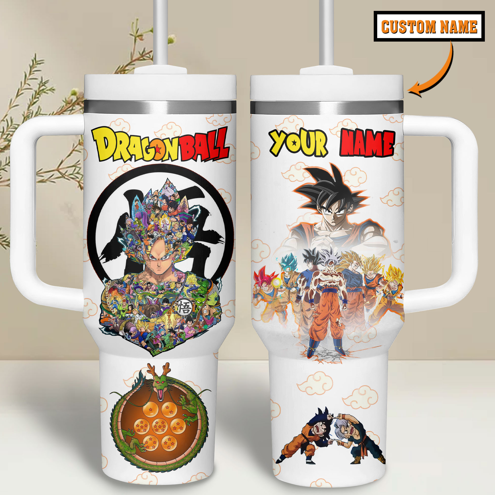 Dragon Ball Z Cartoon Custom Stanley Cup 40 oz 30 oz Tumbler With HandleTVC2301403 - Image 2