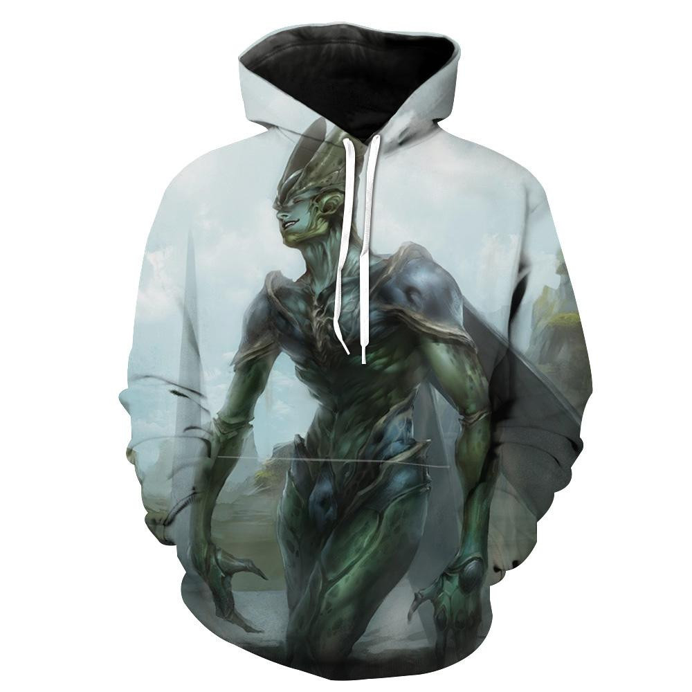 Dragon Ball Z Cell Cell Realistic Style 3D All Over Print Hoodie, Zip Hoodie