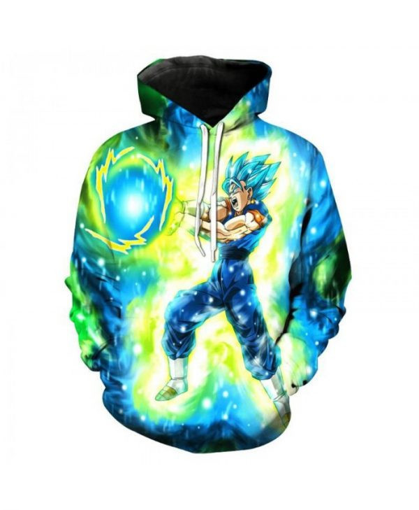 Dragon Ball Z Cosplay Vegeta Goku Anime Funny And 3D All Over Print Hoodie, Zip Hoodie