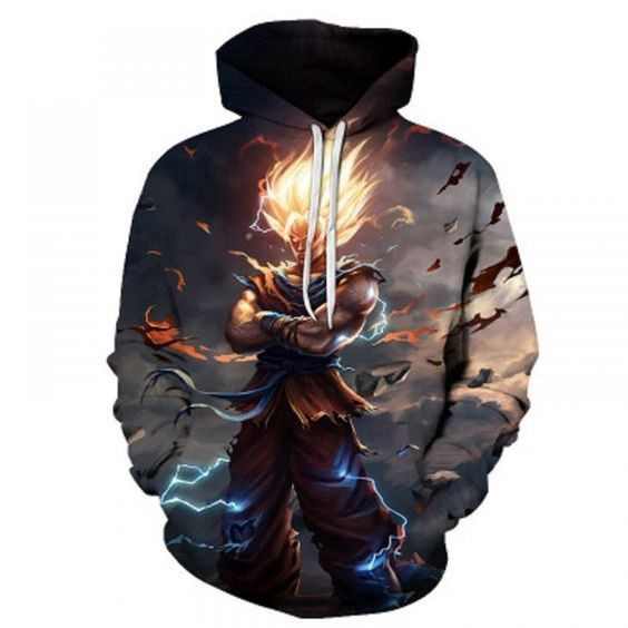 Dragon Ball Z Goku 3D All Over Print Hoodie, Zip Hoodie