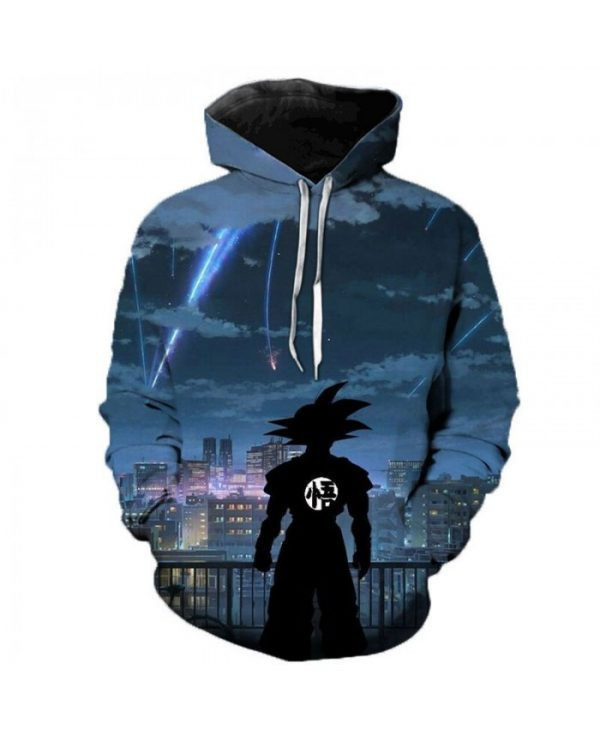 Dragon Ball Z Goku Harajuku Cartoon Girls Polluver 3D All Over Print Hoodie, Zip Hoodie