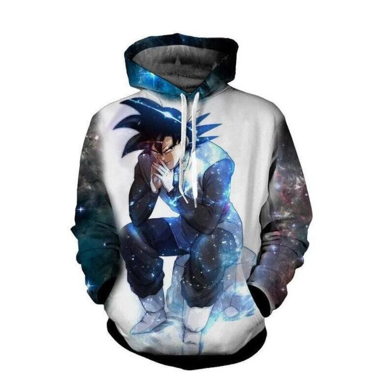 Dragon Ball Z Goku Super Saiyan Blue Awesome 3D All Over Print Hoodie, Zip Hoodie