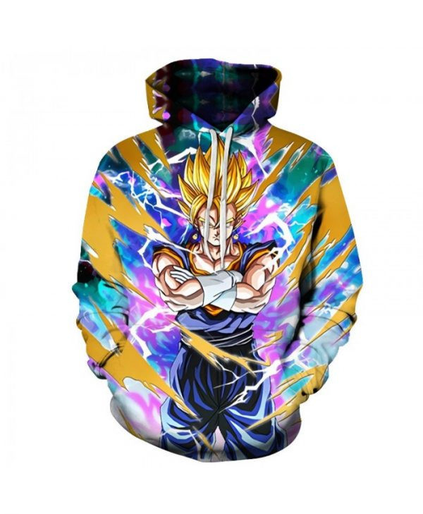 Dragon Ball Z Goku Super Saiyan Blue Awesome 3D All Over Print Hoodie, Zip Hoodie