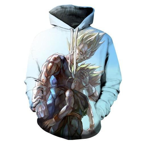 Dragon Ball Z Goku Super Saiyan Blue Awesome 3D All Over Print Hoodie, Zip Hoodie