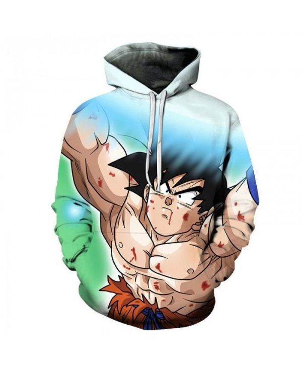 Dragon Ball Z Goku Super Saiyan Blue Awesome 3D All Over Print Hoodie, Zip Hoodie