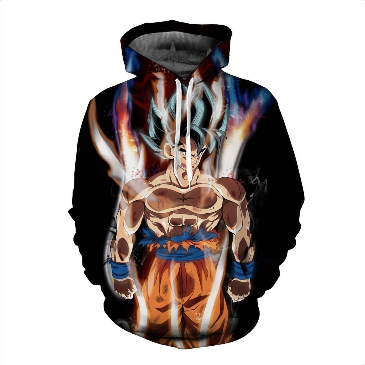 Dragon Ball Z Goku Ultra Instinct 3D All Over Print Hoodie, Zip Hoodie